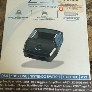 ZEN CRONUS OPENED BUT NEVER USED Alienware Black and Blue Gaming Console